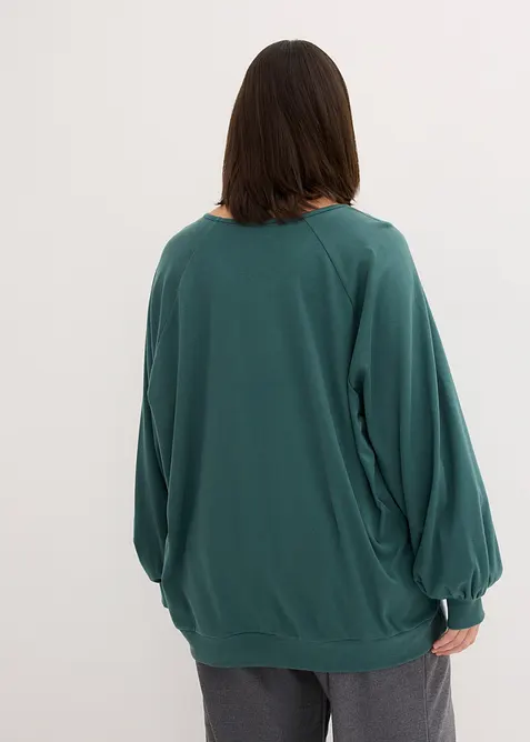 Oversized shirt van katoen, bonprix