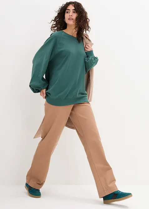 Oversized shirt van katoen, bonprix