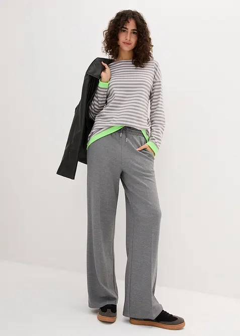 Longsleeve met trompetmouwen, bonprix