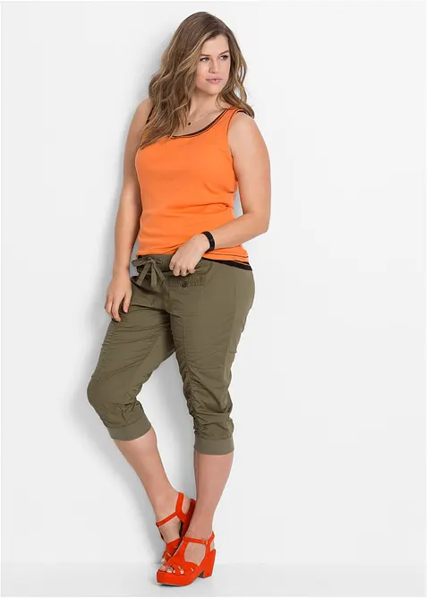 Comfortabele 3/4 broek van puur katoen, bonprix