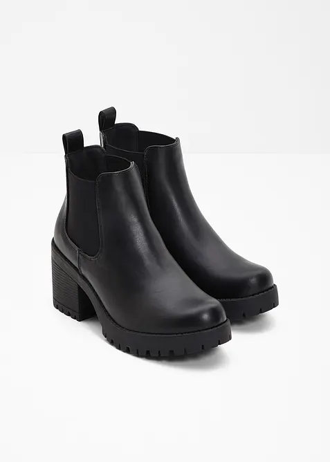 Chelsea boots met blokhak, bonprix