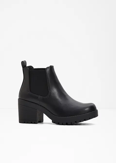 Chelsea boots met blokhak, bonprix