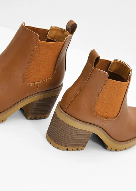 Chelsea boots met blokhak, bonprix