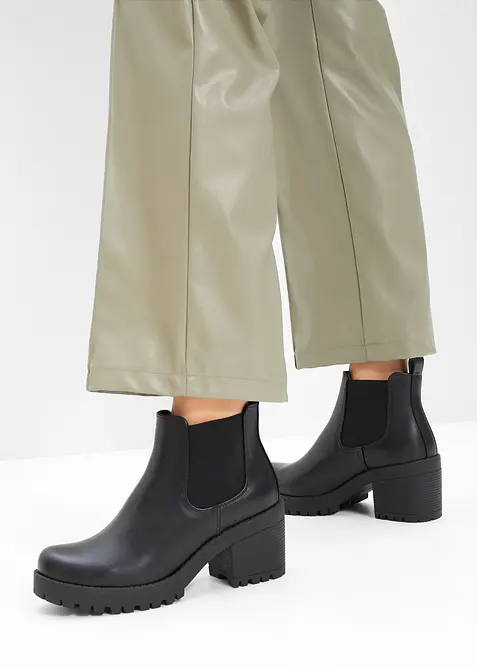 Chelsea boots met blokhak, bonprix