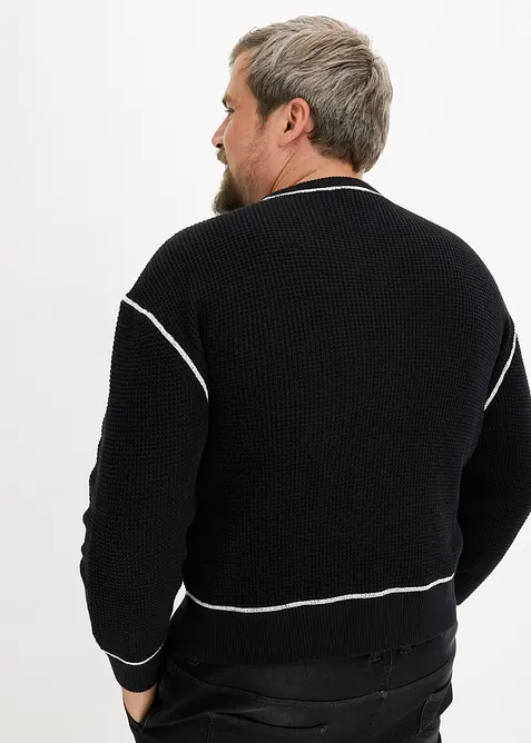 Trui met gerecycled katoen, loose fit, bonprix