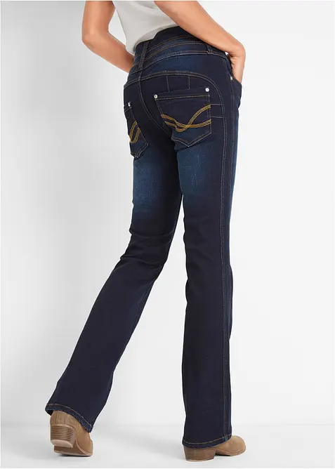 Corrigerende bootcut jeans, high waist, bonprix