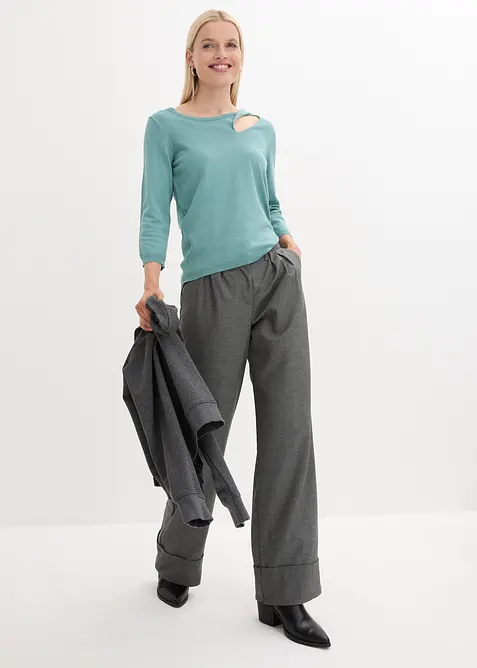 Trui van een viscosemix, bonprix