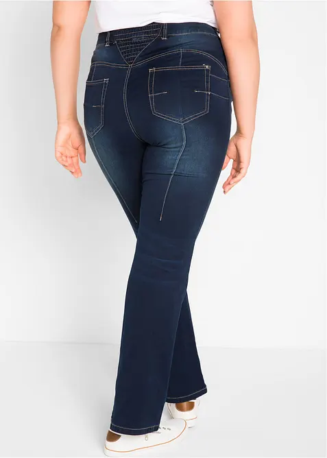 Corrigerende jeans mid waist, bootcut, bonprix