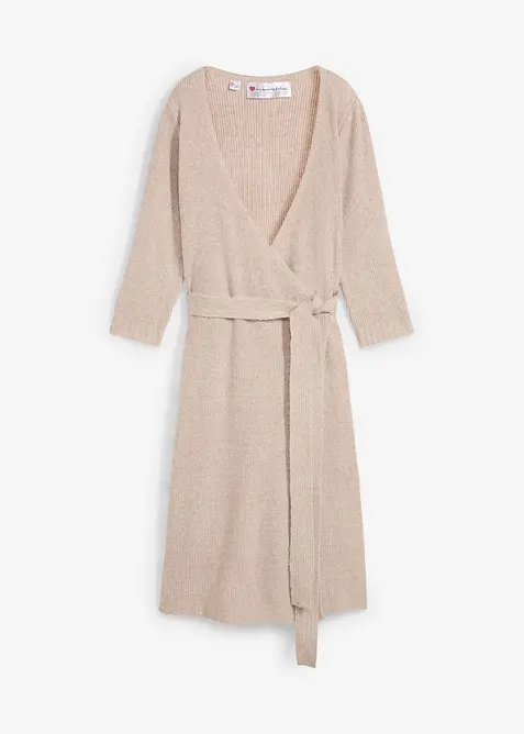 Zacht gebreide zwangerschapsjurk / voedingsjurk met 3/4 mouwen, bonprix