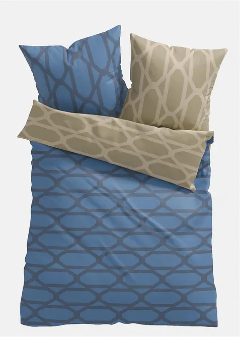 Omkeerbaar dekbedovertrek van katoenmix, bonprix