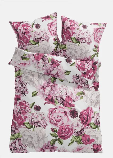 Dekbedovertrek met bloemenprint, bonprix