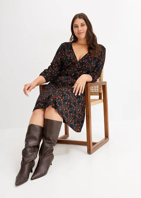 Gedessineerde mini jurk, bonprix