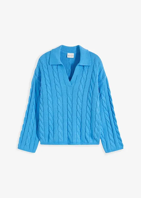 Oversized trui van een zachte kasjmiermix, bonprix