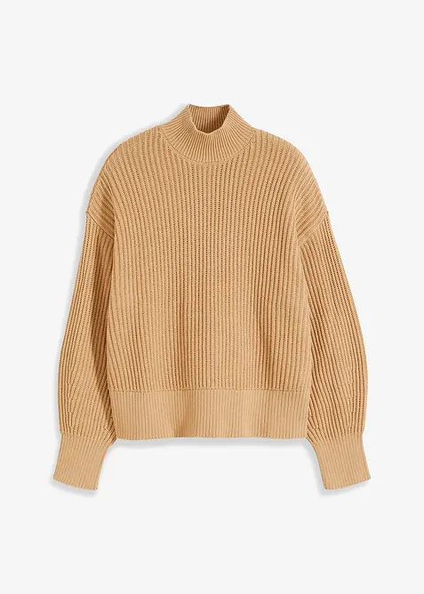 Oversized trui van puur katoen, bonprix