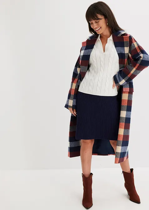 Oversized trui van een zachte kasjmiermix, bonprix