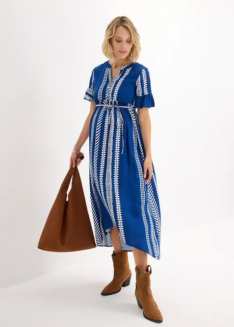 2-in-1 zwangerschapsjurk/voedingsjurk van soepele viscose, bonprix