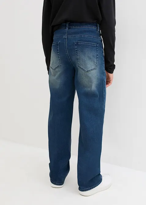 Loose fit jeans met verstelbare band, straight, bonprix