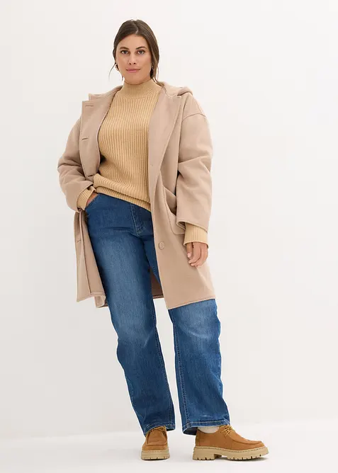 Oversized trui van puur katoen, bonprix