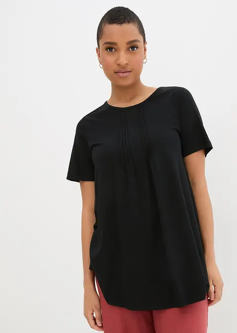 T-shirt in A-lijn, korte mouw, bonprix