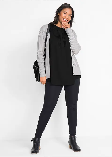 T-shirt in A-lijn, korte mouw, bonprix