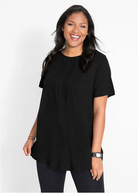 T-shirt in A-lijn, korte mouw, bonprix