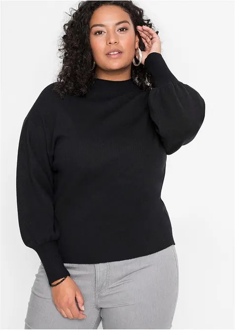 Oversized trui in een viscosemix, bonprix