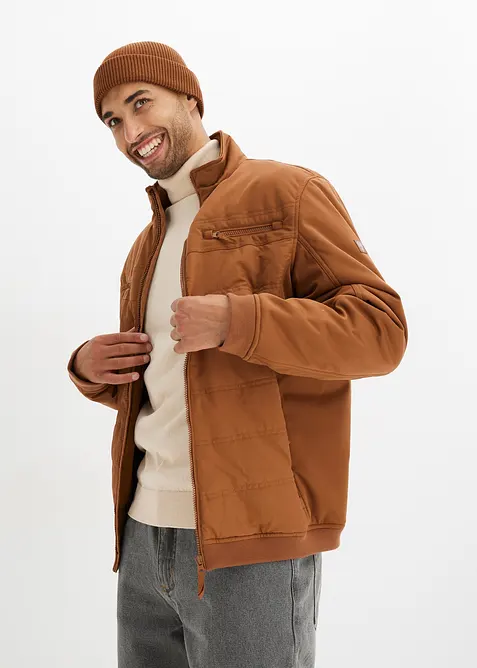 Gewatteerde sofshell bomber, bonprix