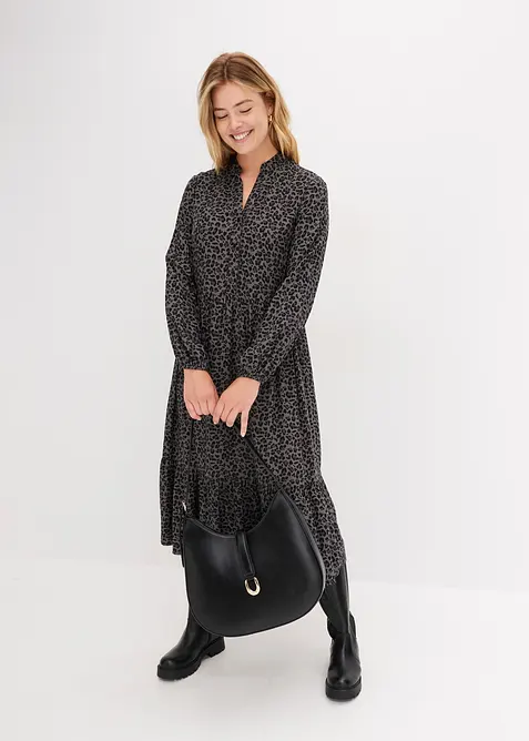 Midi jurk van viscose, bonprix