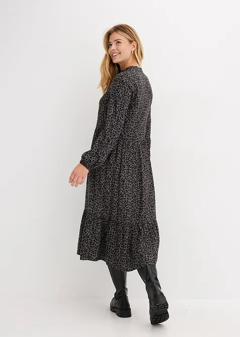Midi jurk van viscose, bonprix