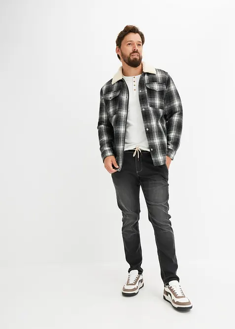 Regular fit jeans jogger met comfortband, tapered, bonprix