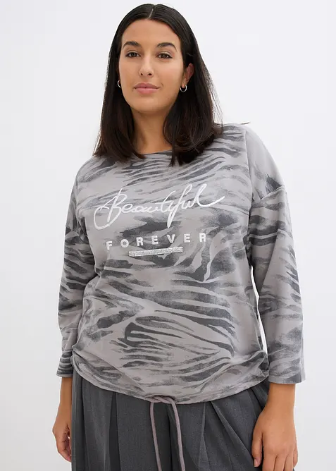 Longsleeve in een katoenmix, bonprix
