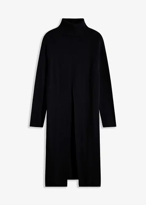 Lange trui met split, bonprix