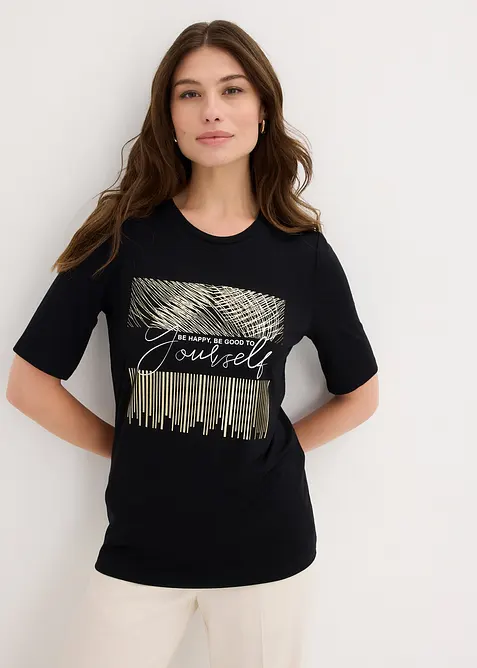 Longsleeve met print, bonprix