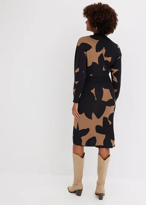 Gebreide midi jurk, bonprix