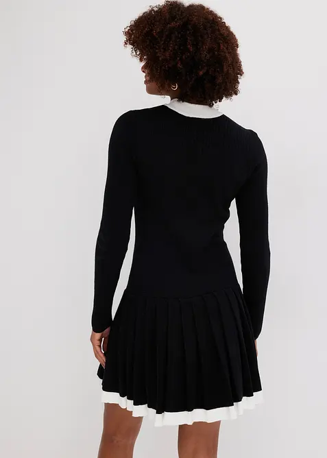 Gebreide jurk van een viscosemix, bonprix