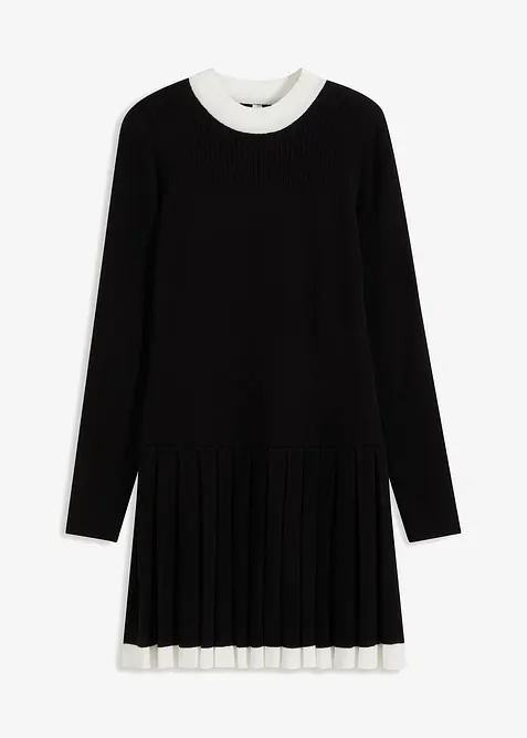 Gebreide jurk van een viscosemix, bonprix