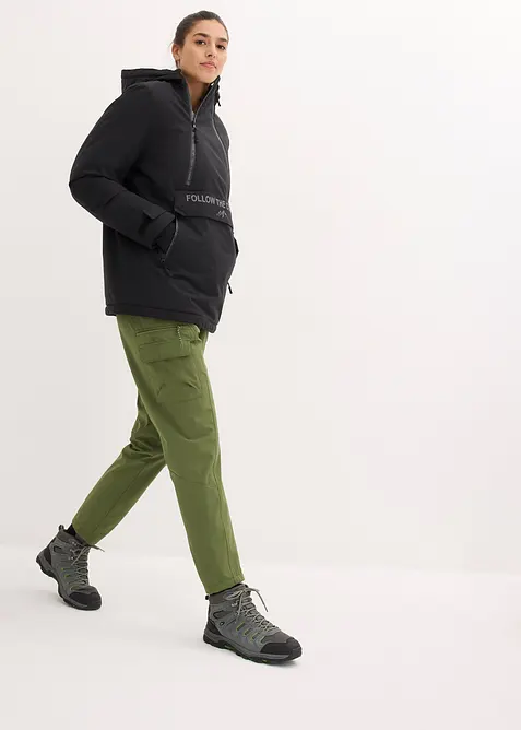 Outdoor jas met fleece voering, waterdicht, bonprix