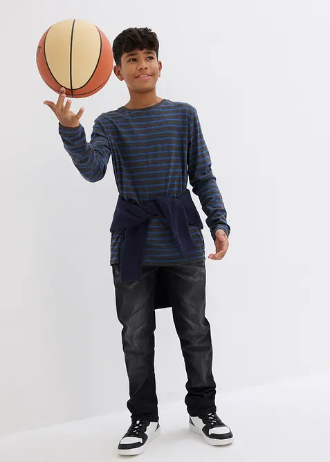 Longsleeve van biologisch katoen (set van 2), bonprix