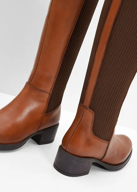 Laarzen van leer, bonprix