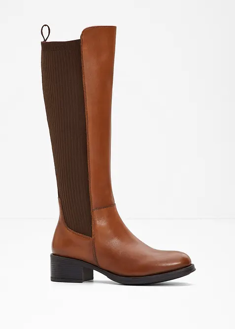 Laarzen van leer, bonprix