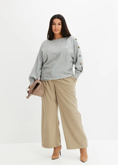 Trui met knopen, bonprix