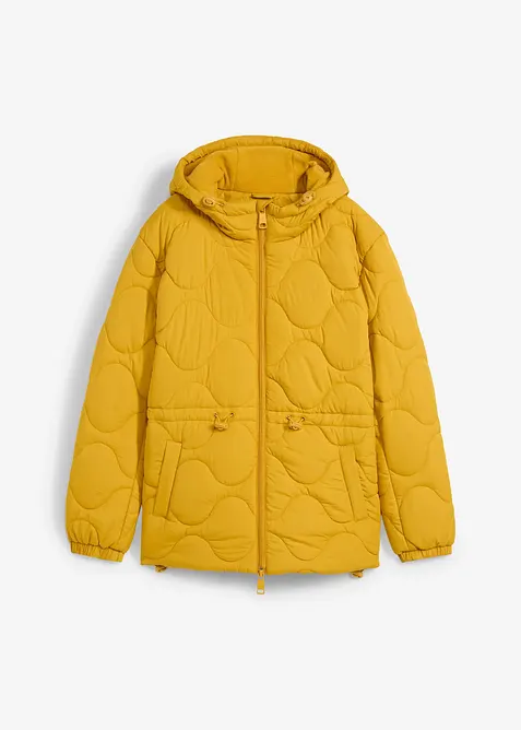 Gewatteerde jas met capuchon, bonprix