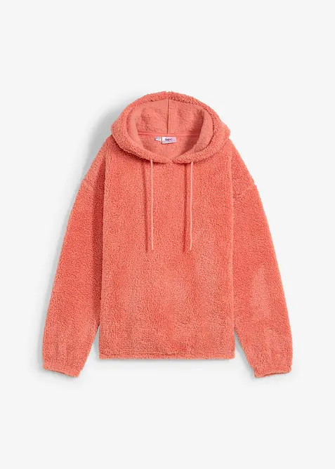Fleece hoodie van teddy, bonprix