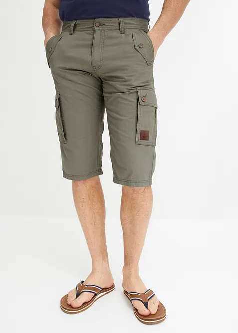 Cargo bermuda van katoen, regular fit, bonprix