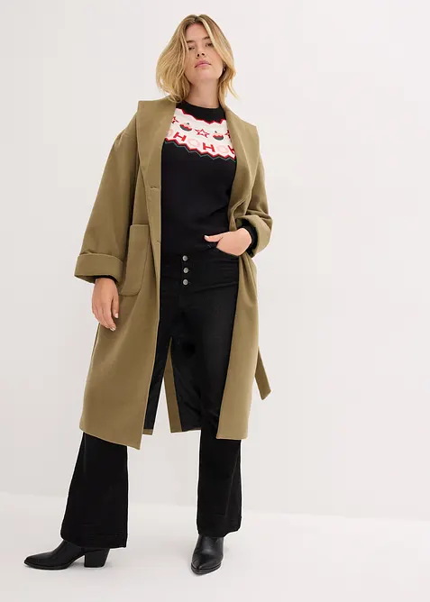 Trui met kerstmotief, bonprix