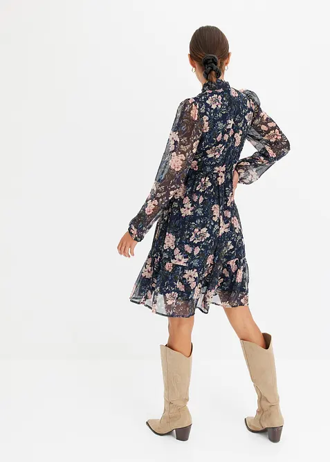 Jurk van chiffon, bonprix