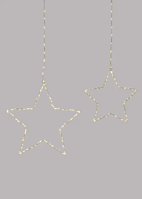 LED hangdecoratie (2-dlg. set), bonprix