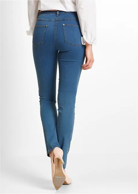 Slim fit jeans mid waist, super stretch, bonprix