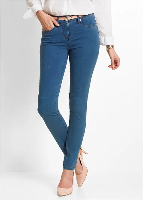 Slim fit jeans mid waist, super stretch, bonprix