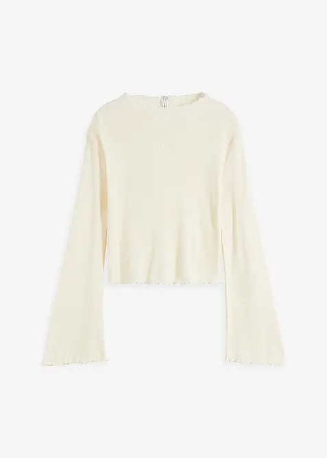 Geribd shirt van puur katoen, bonprix